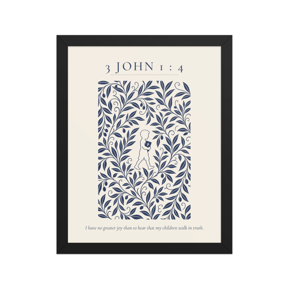 3 John 1:4 framed print